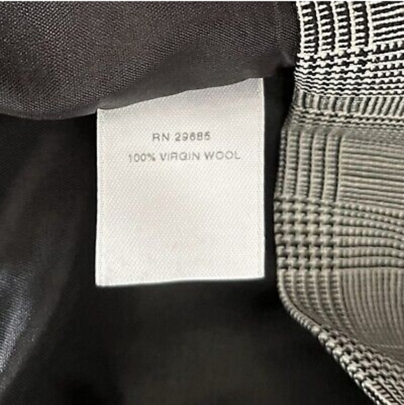 Pendleton sz 8 virgin wool black white lined sheeth dress - Picture 7 of 11